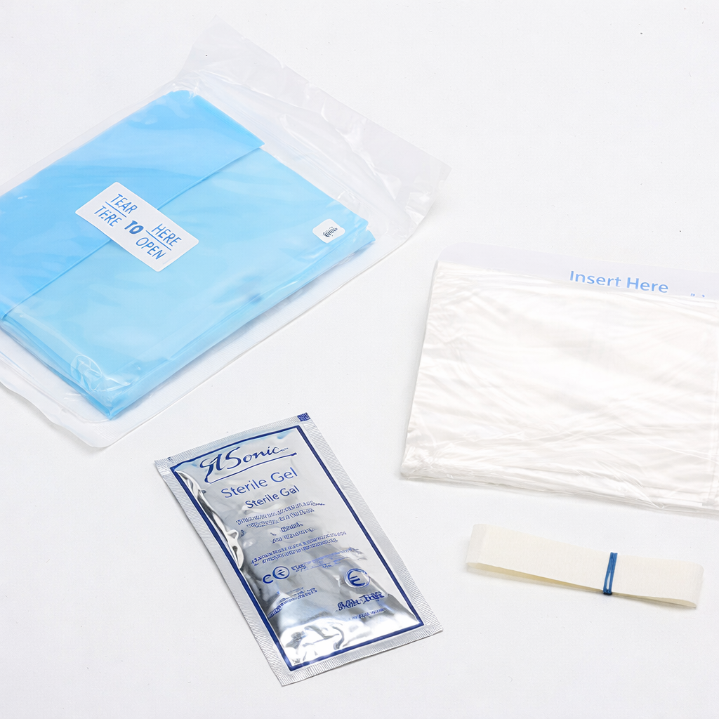 AMD-Medicom Probe Cover Kit – Sterile, Latex-Free, 5" x 96" (SKU: 20-P3D596)