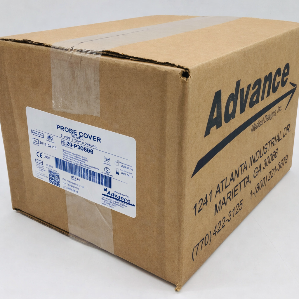 AMD-Medicom Probe Cover Kit – Sterile, Latex-Free, 5" x 96" (SKU: 20-P3D596)