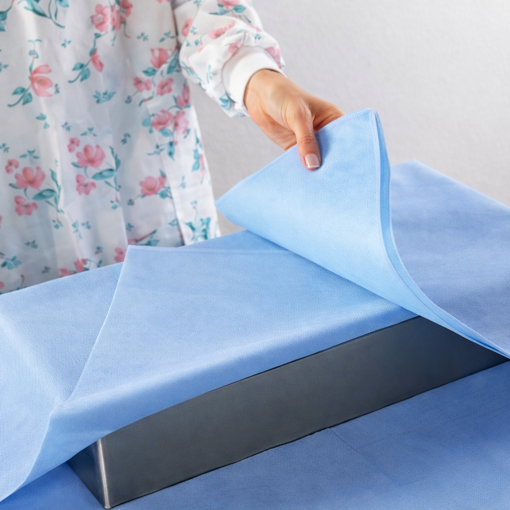 Halyard KIMGUARD KC300 One-Step Sterilization Wrap - 45" x 45" (SKU: 34159)