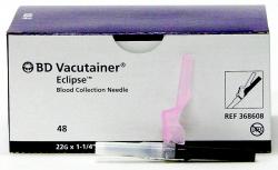Bd vacutainer® eclipse™ blood collection needle 22G x 1-1/4" - 368608