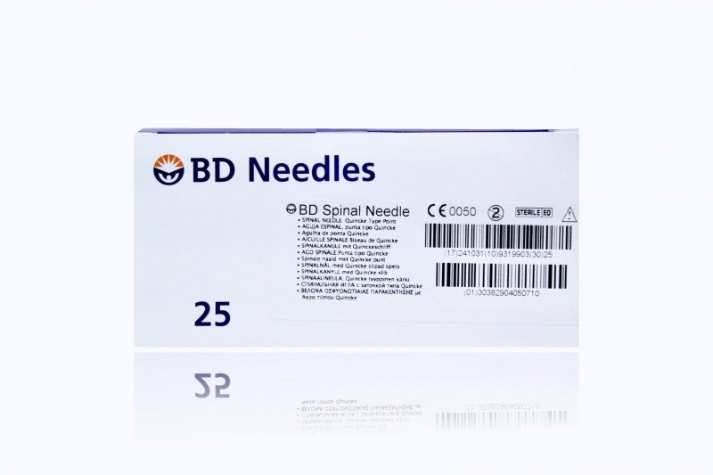 Bd quincke spinal needle (25G x 3.50") - 405180