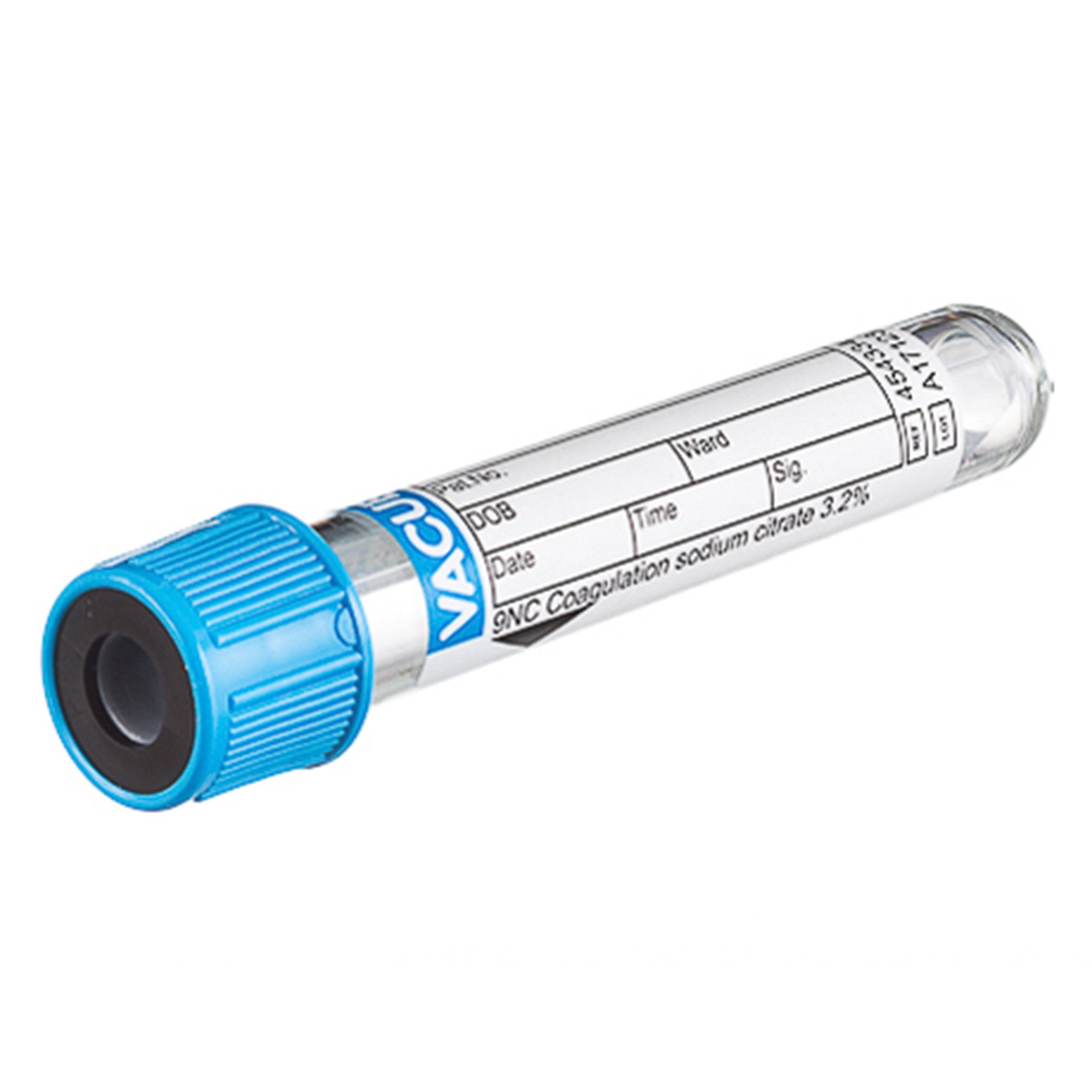 VACUETTE Coagulation Tube 3.2% Sodium Citrate (3 mL, 13x75mm, Blue Cap)