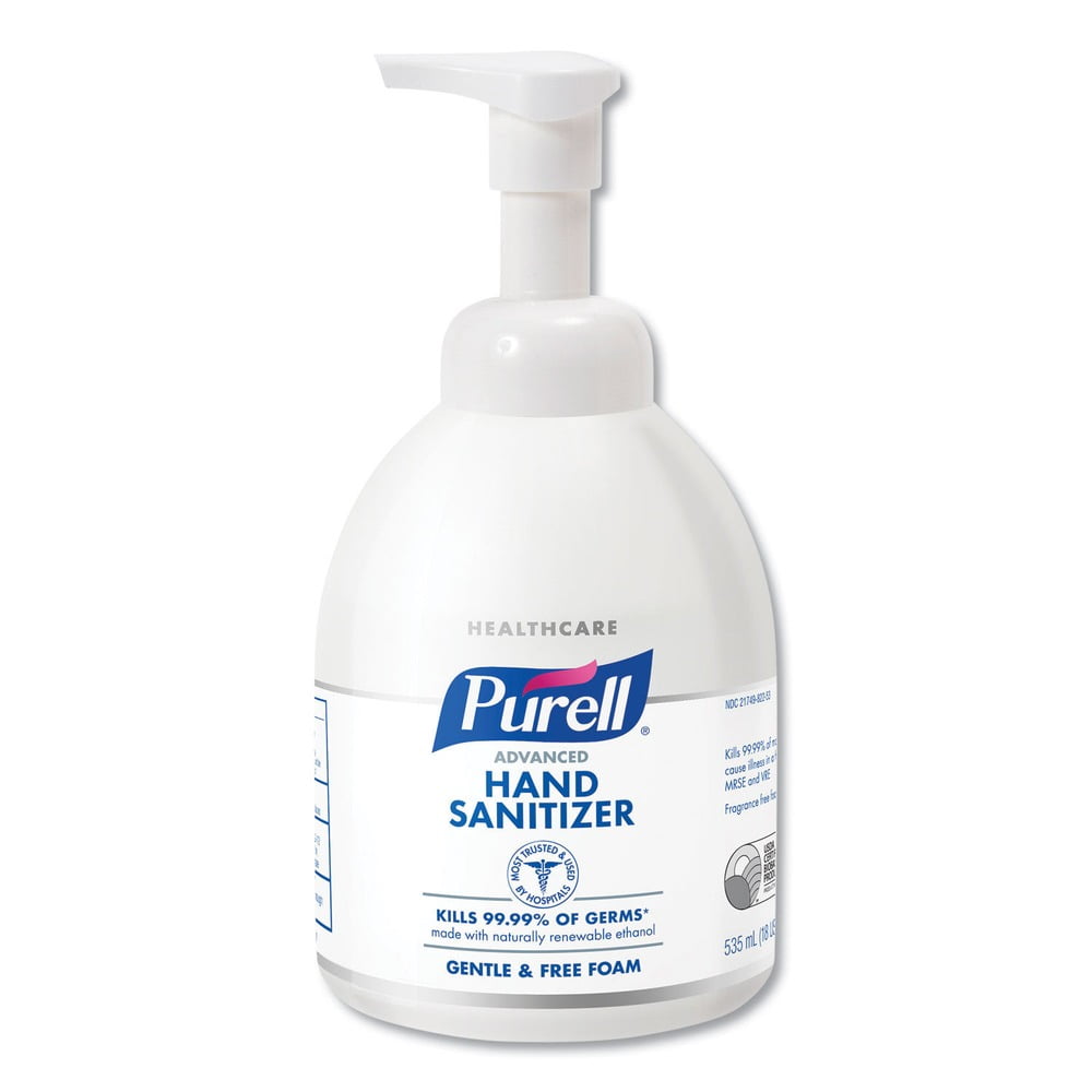 PURELL Advanced Hand Sanitizer Green Certified Foam (535 mL Pump Bottle)