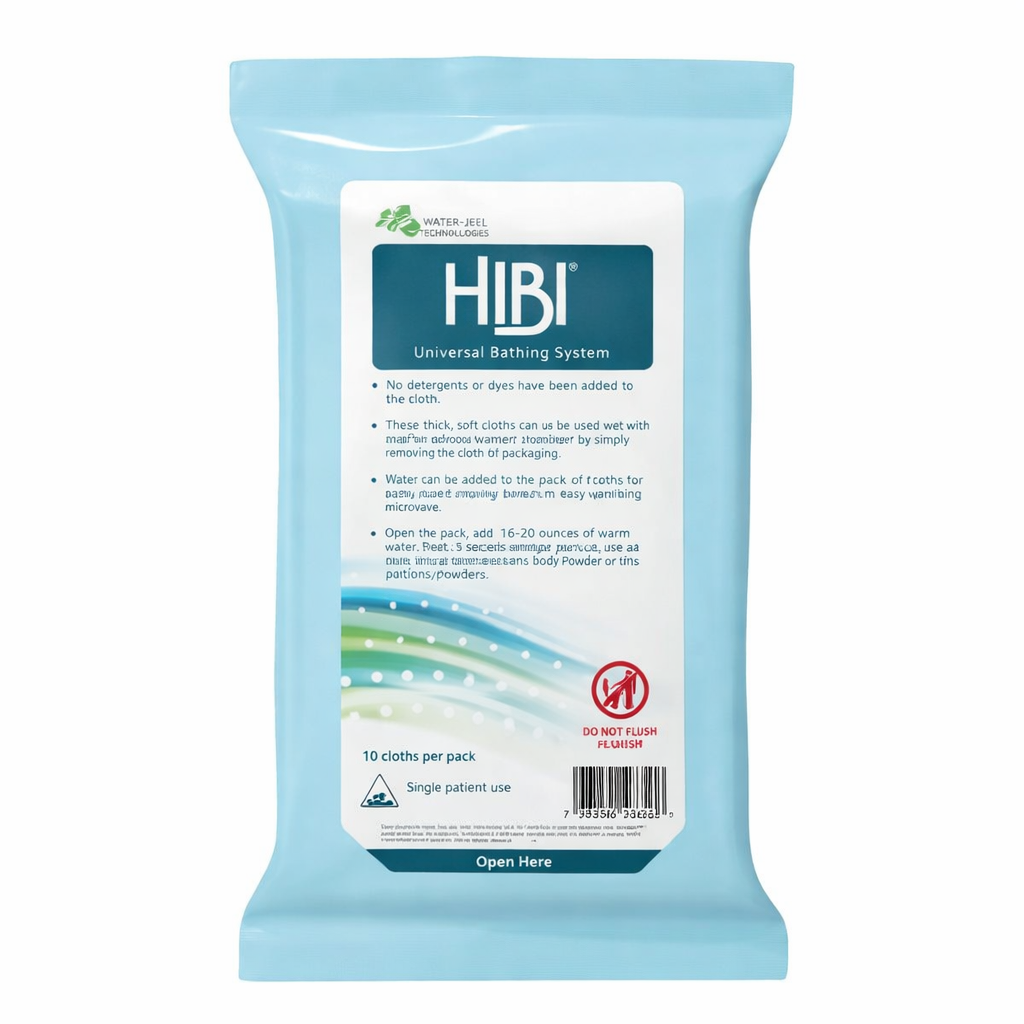 Hibi® Universal Bathing System (HUBS) – Disposable Bathing Cloths (59910)