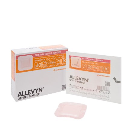 ALLEVYN Gentle Gel Adhesive Hydrocellular Foam Dressing 3 x 3 inch (7.5cm x 7.5cm)