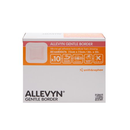 ALLEVYN Gentle Gel Adhesive Hydrocellular Foam Dressing 3 x 3 inch (7.5cm x 7.5cm)