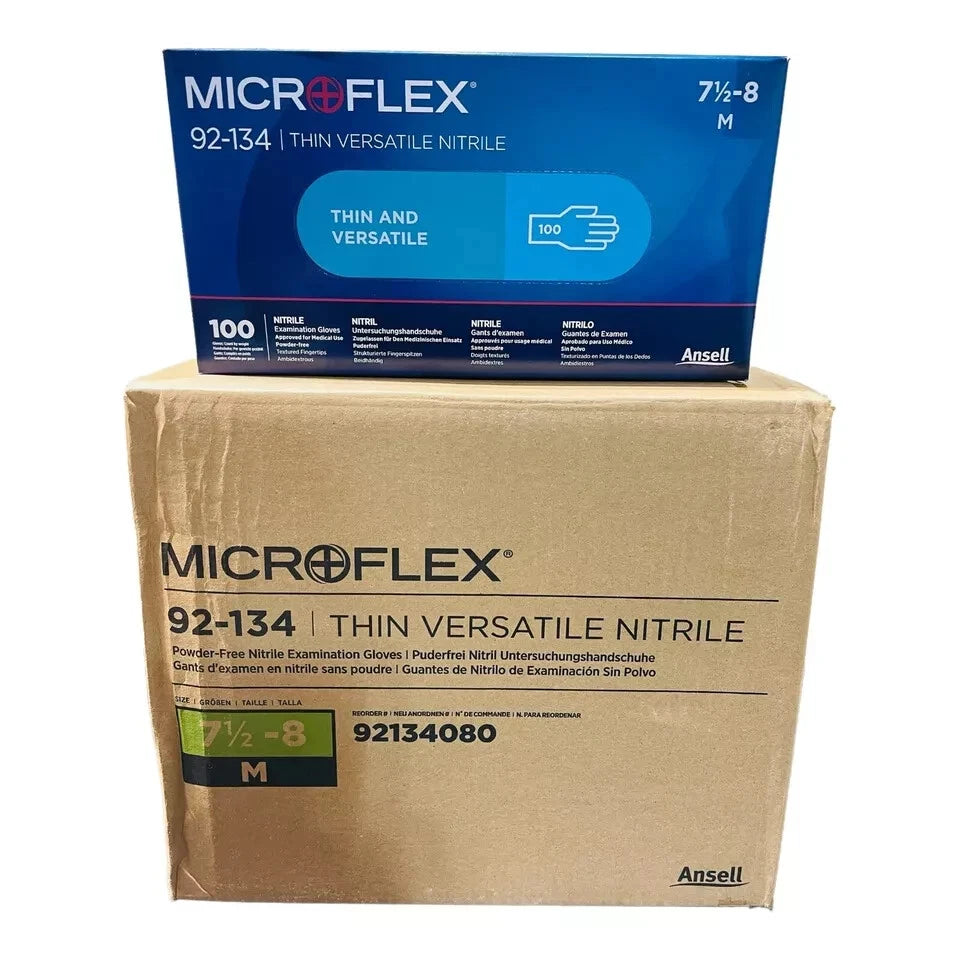 Ansell MICROFLEX® 92-134 Versatility Nitrile Exam Gloves Small Blue (92134070)