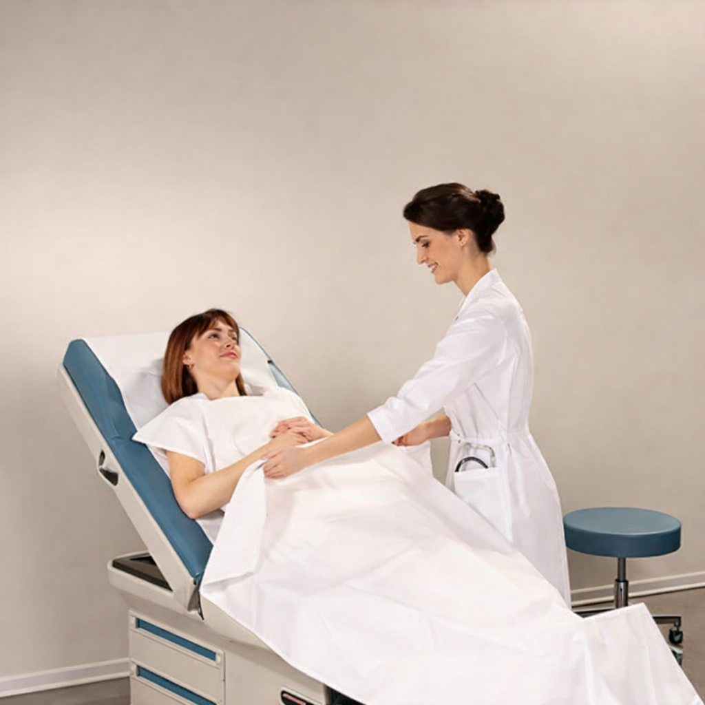 Tidi Everyday® Drape Sheet – 2-Ply Tissue, White, 40" x 48" (SKU: 9810824)