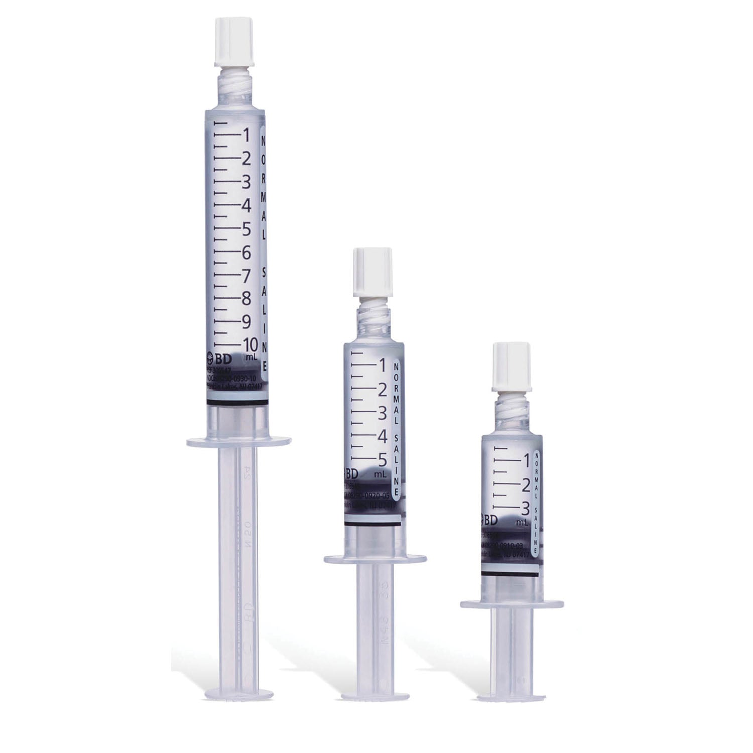 BD Posiflush Saline Syringes, Pre-Filled