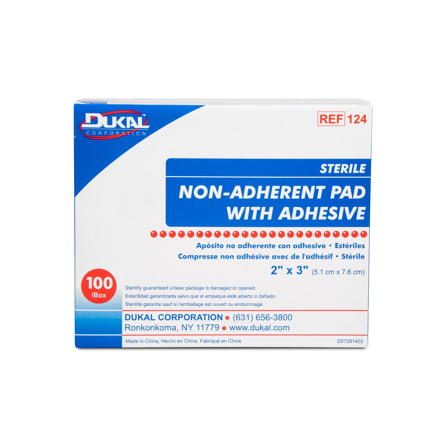 DUKAL NON-ADHERENT PADS