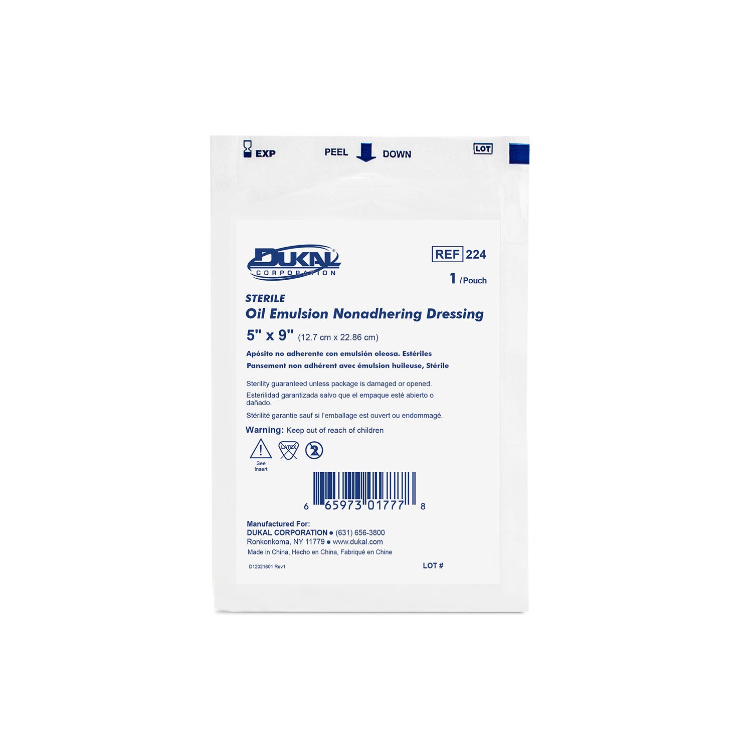 DUKAL ALBA PERMEABLE NON-ADHERING DRESSINGS