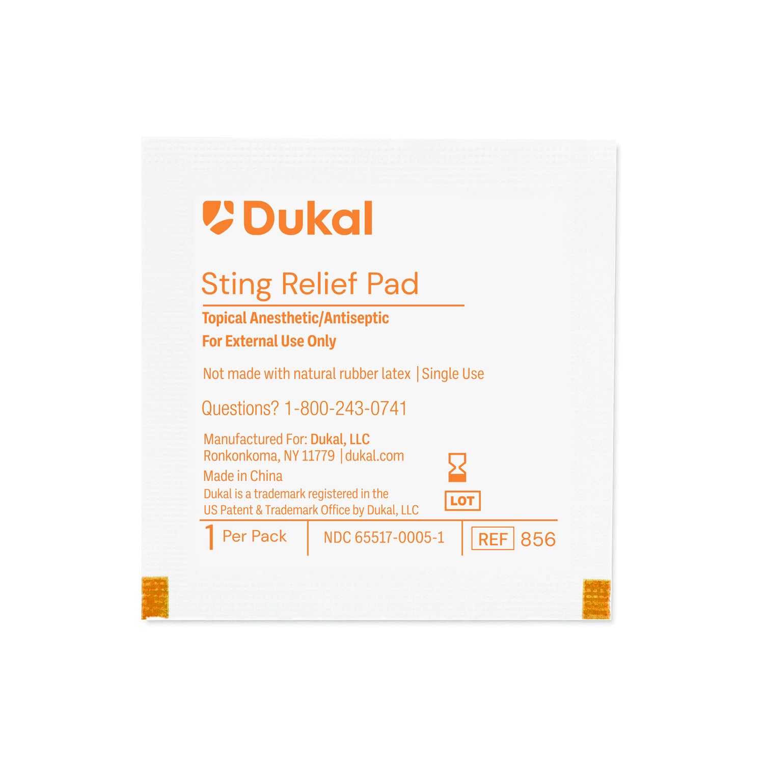 DUKAL STING RELIEF PAD