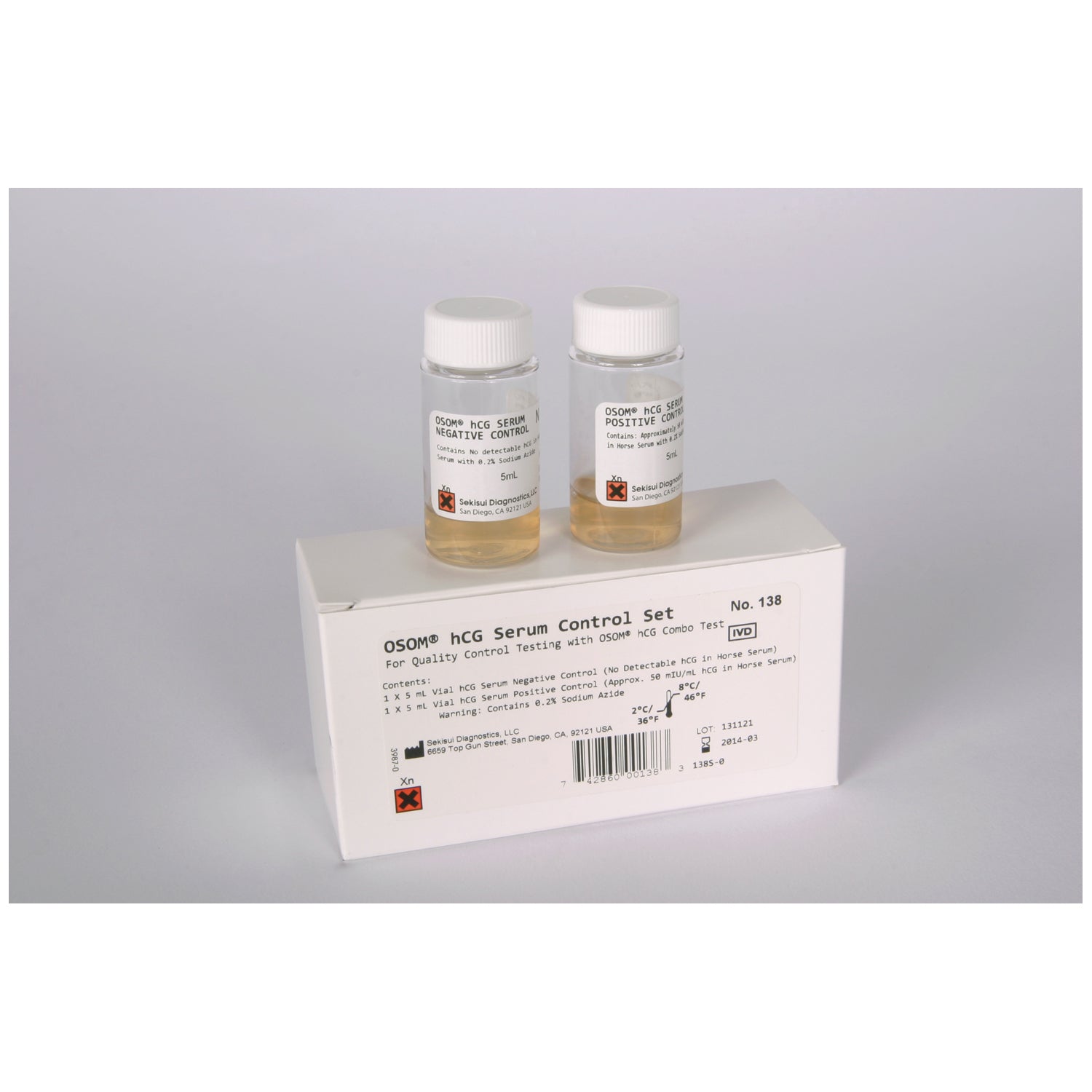 SEKISUI OSOM® HCG SERUM CONTROL SET