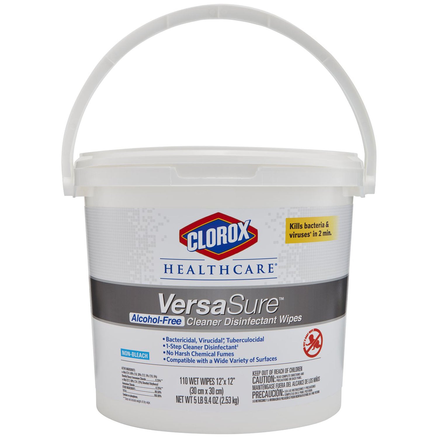 CLOROX VERSASURE CLEANER DISINFECTANT WIPES