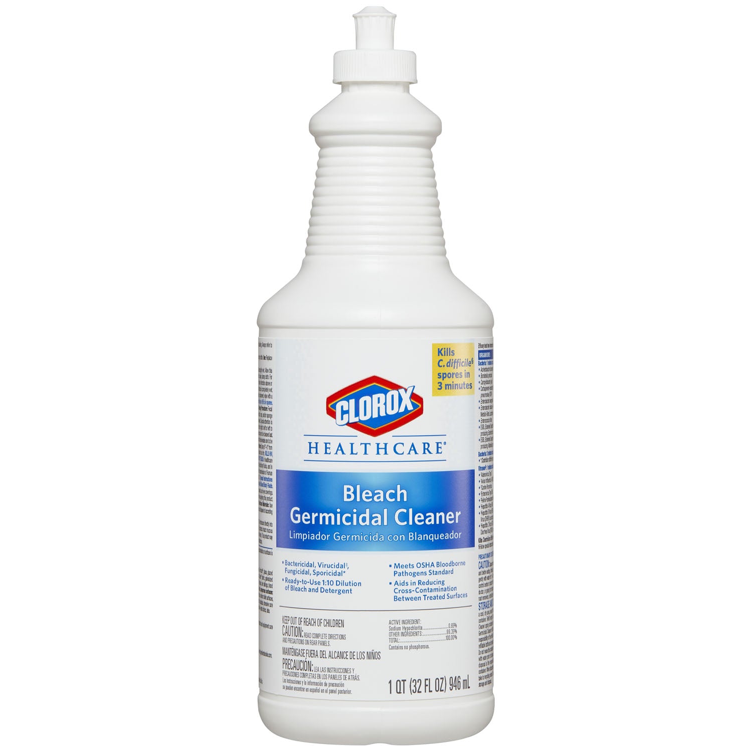 CLOROX HEALTHCARE BLEACH GERMICIDAL CLEANERS