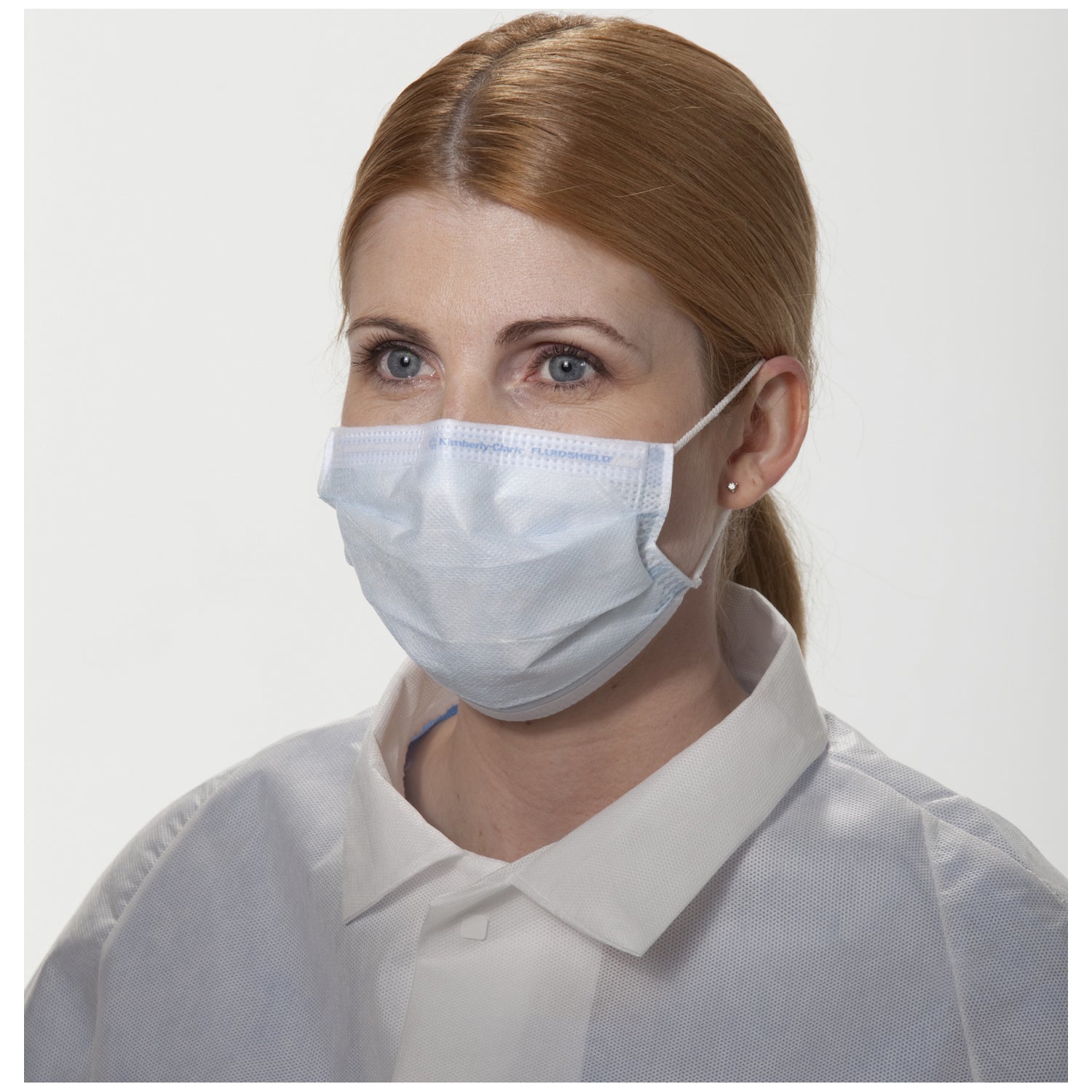FLUIDSHIELD™ FACE MASKS, Fog-Free Surgical Mask, Level 3, Orange, 50/pkg, 6 pkg/c