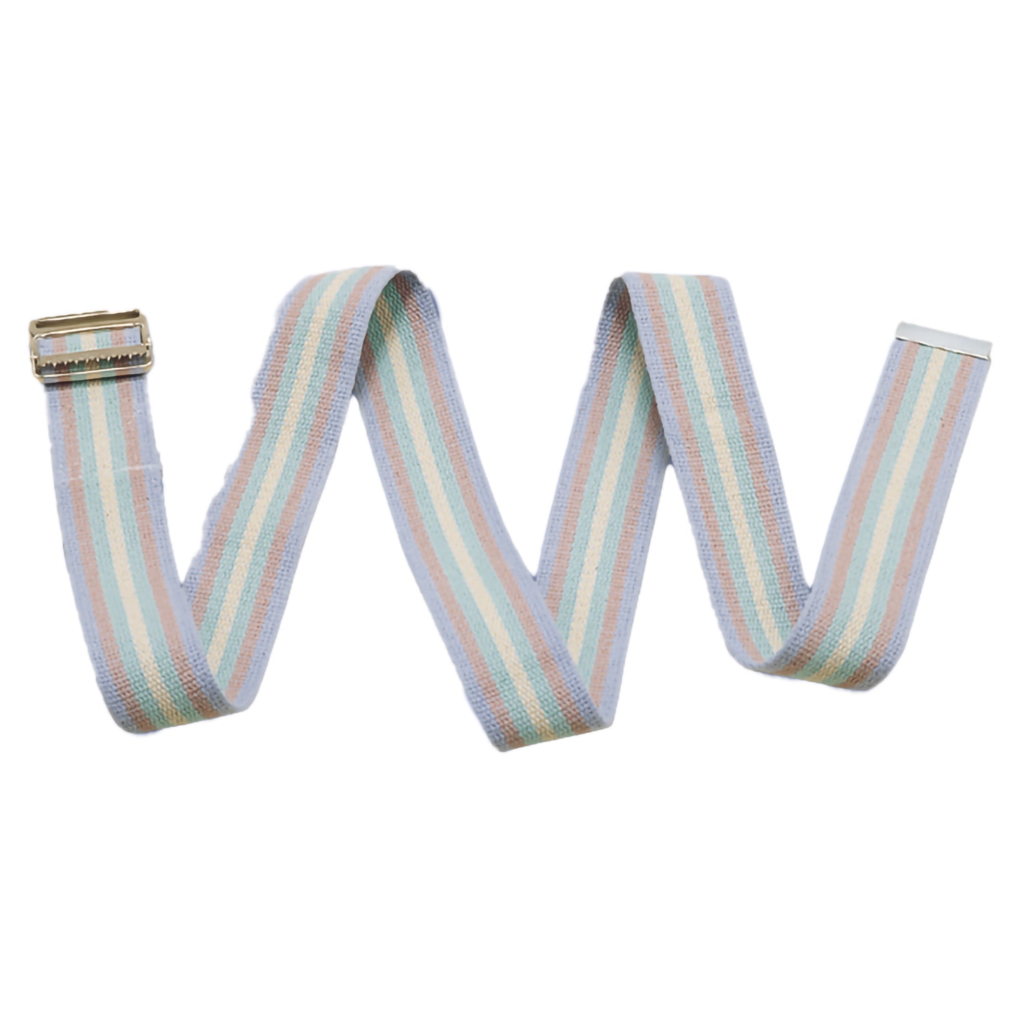 DeRoyal Heavy Duty Gait Belt – Striped, Tiger Teeth Buckle, 72" (SKU: M2616D72)