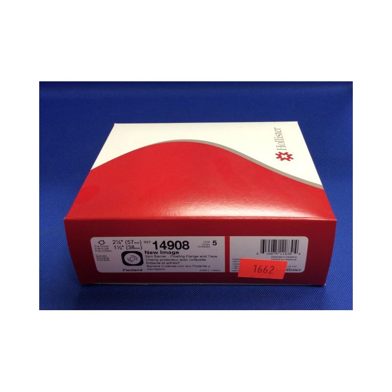 Hollister 14908 new image convex flextend skin barrier