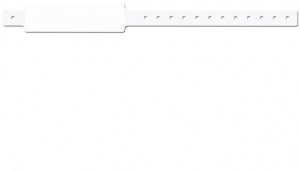 PDC Confident Direct Thermal Wristband Adult White (WBCA25N 1)