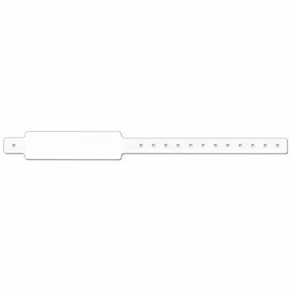 PDC Confident Direct Thermal Wristband Adult White (WBCA25N 1)