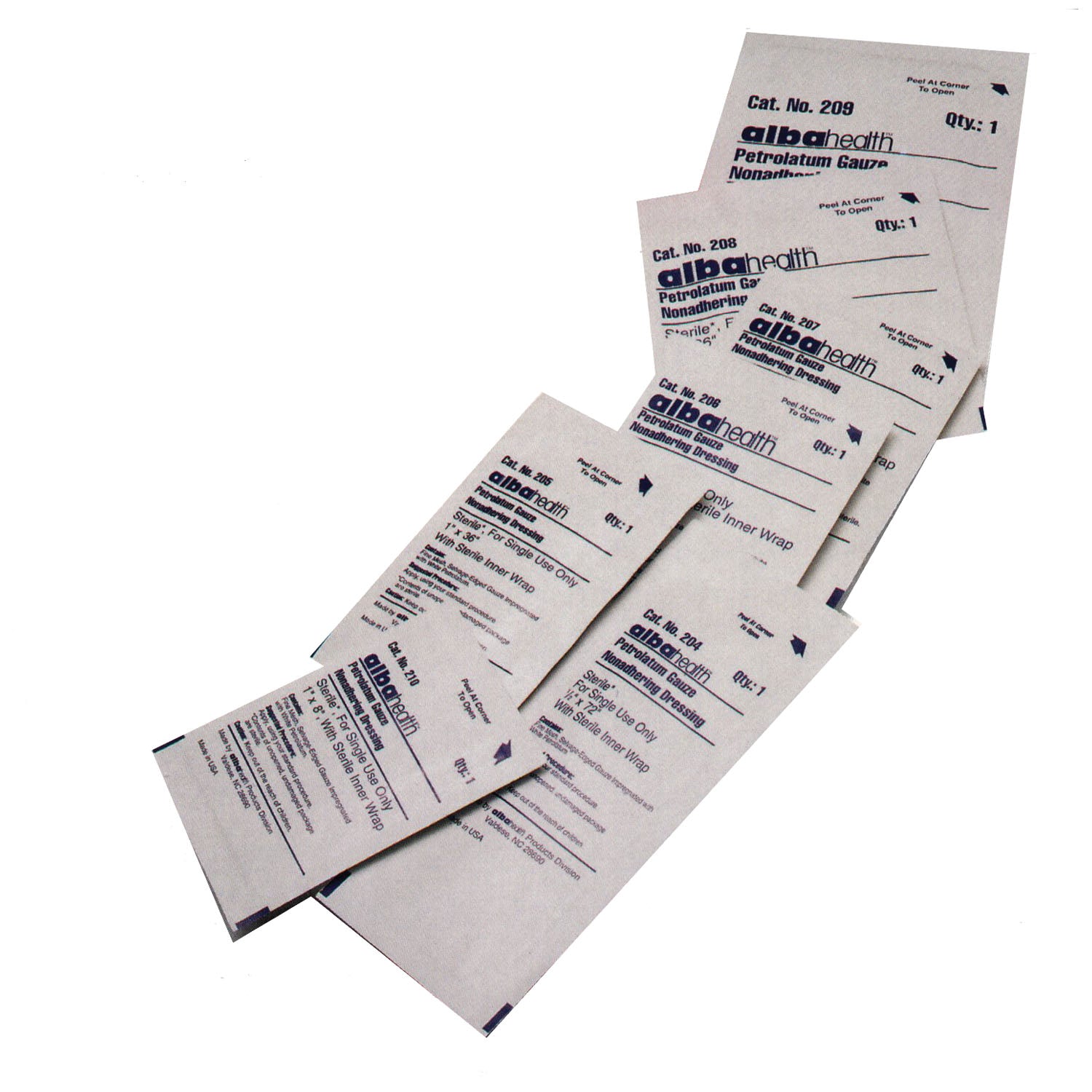 DUKAL ALBA STERILE PETROLATUM GAUZE DRESSINGS