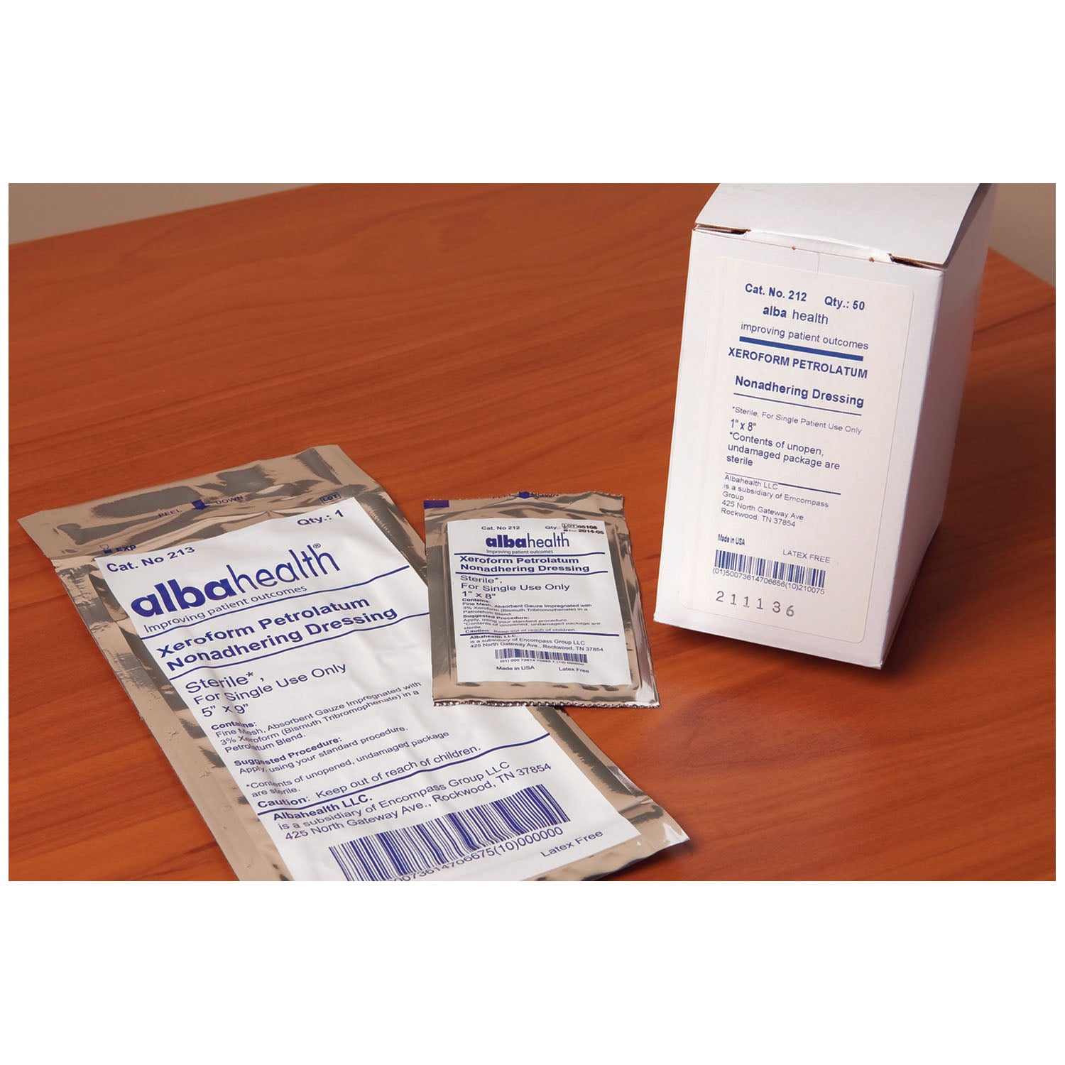DUKAL ALBA XEROFORM PETROLATUM GAUZE DRESSINGS