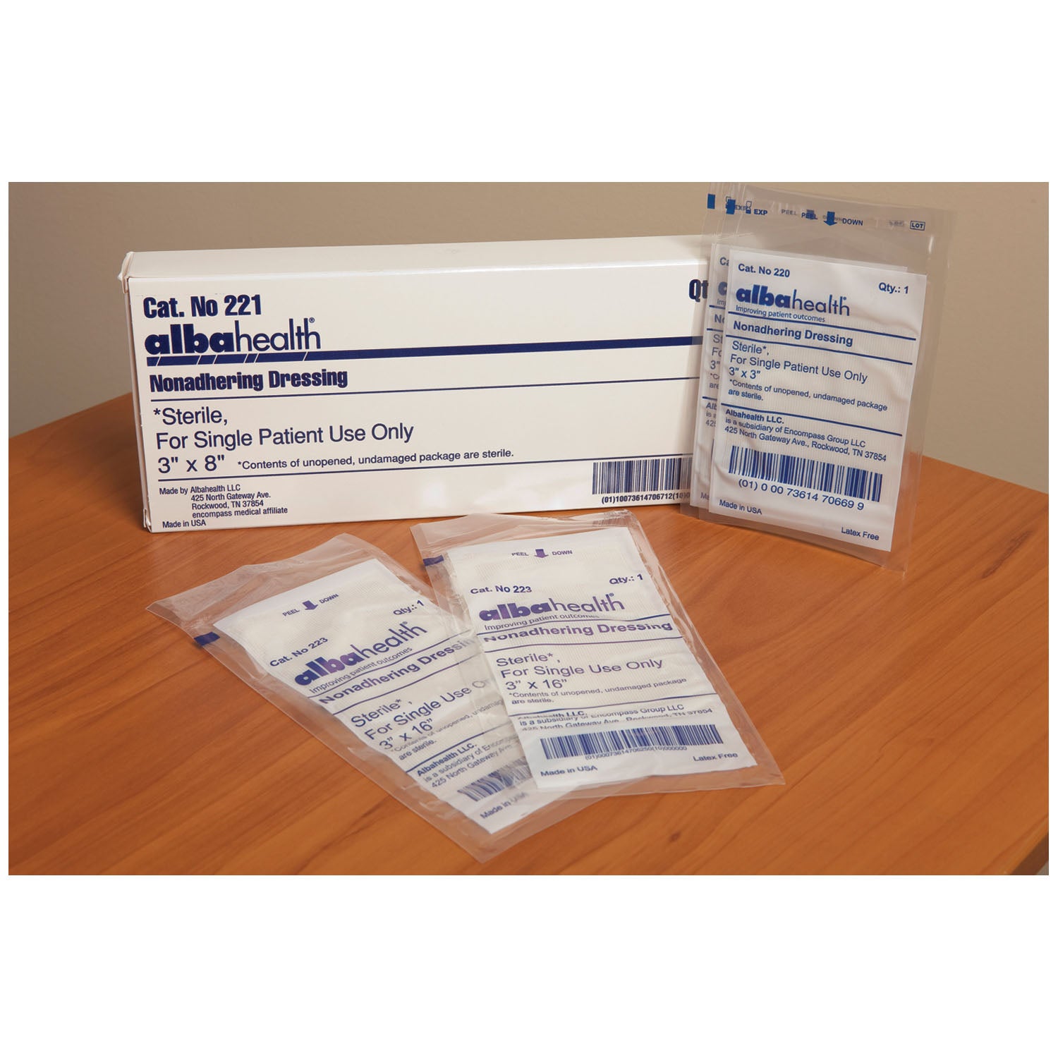 DUKAL ALBA PERMEABLE NON-ADHERING DRESSINGS