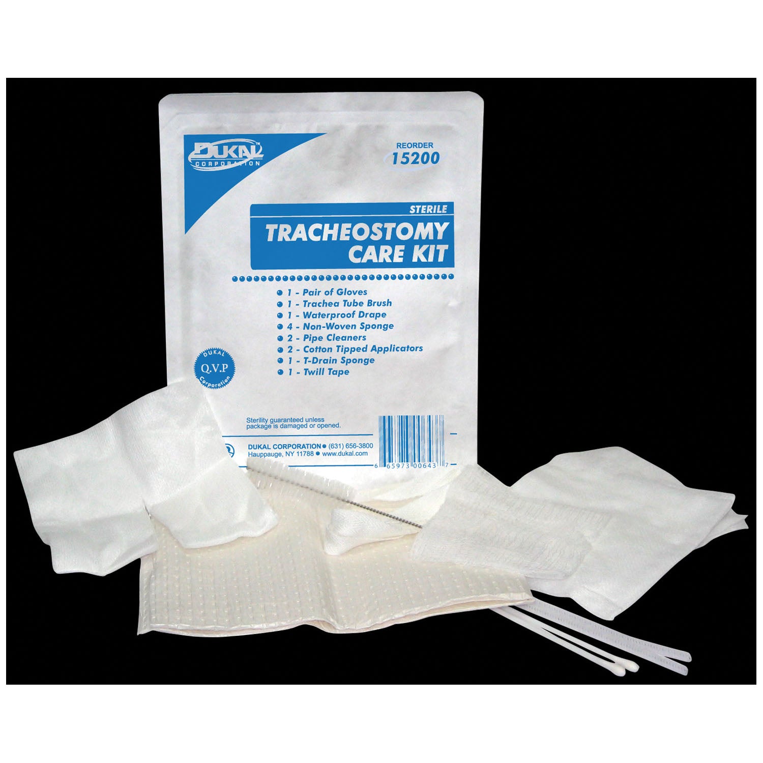 DUKAL TRACHEOSTOMY CARE KIT