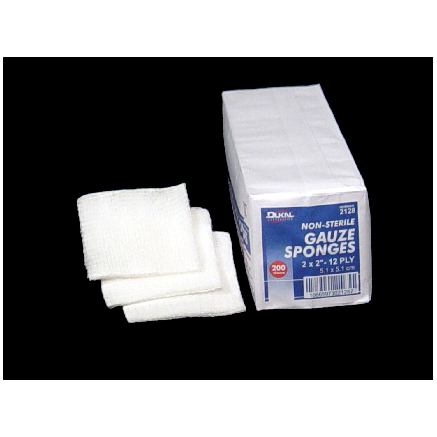 DUKAL WOVEN COTTON GAUZE SPONGES