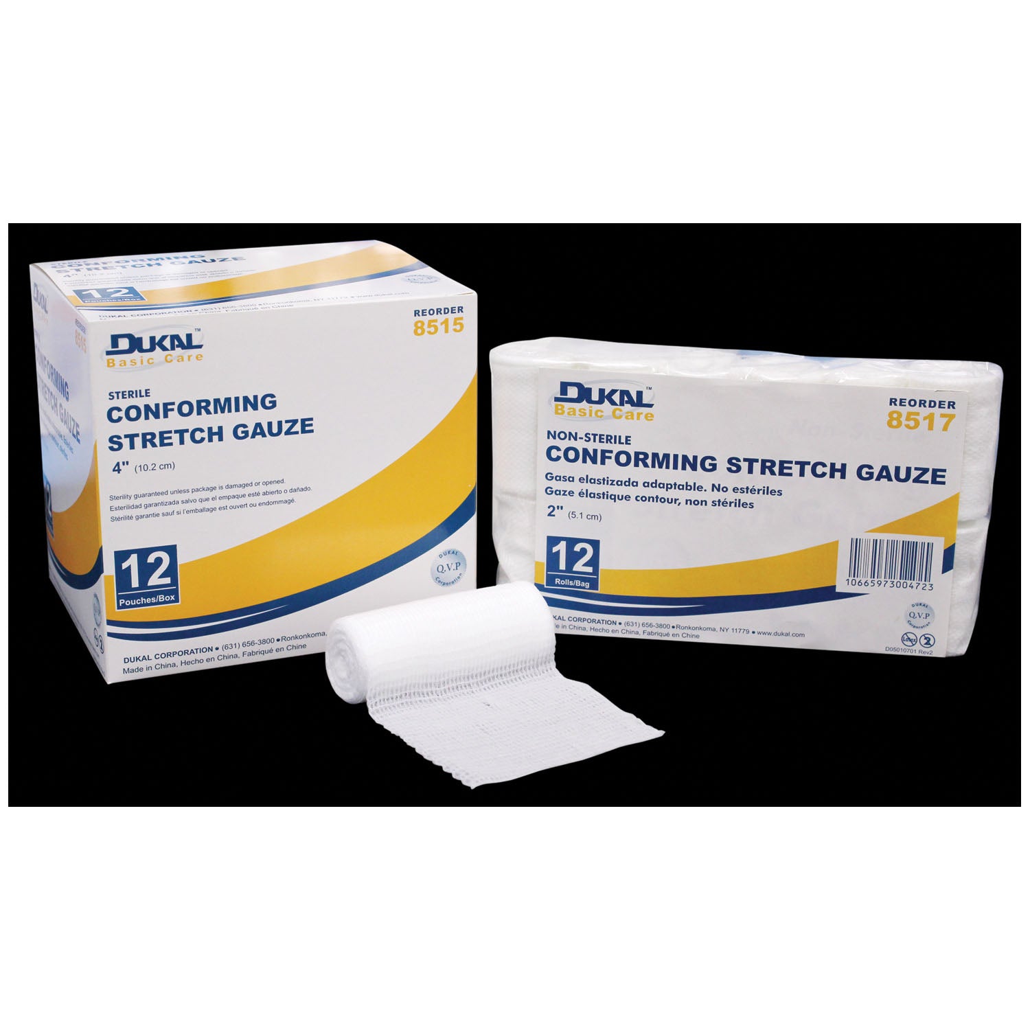 DUKAL BASIC CONFORMING STRETCH GAUZE
