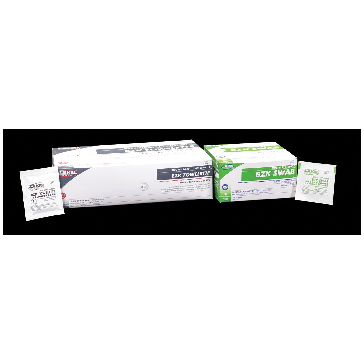 DUKAL BZK SWAB/TOWELETTE