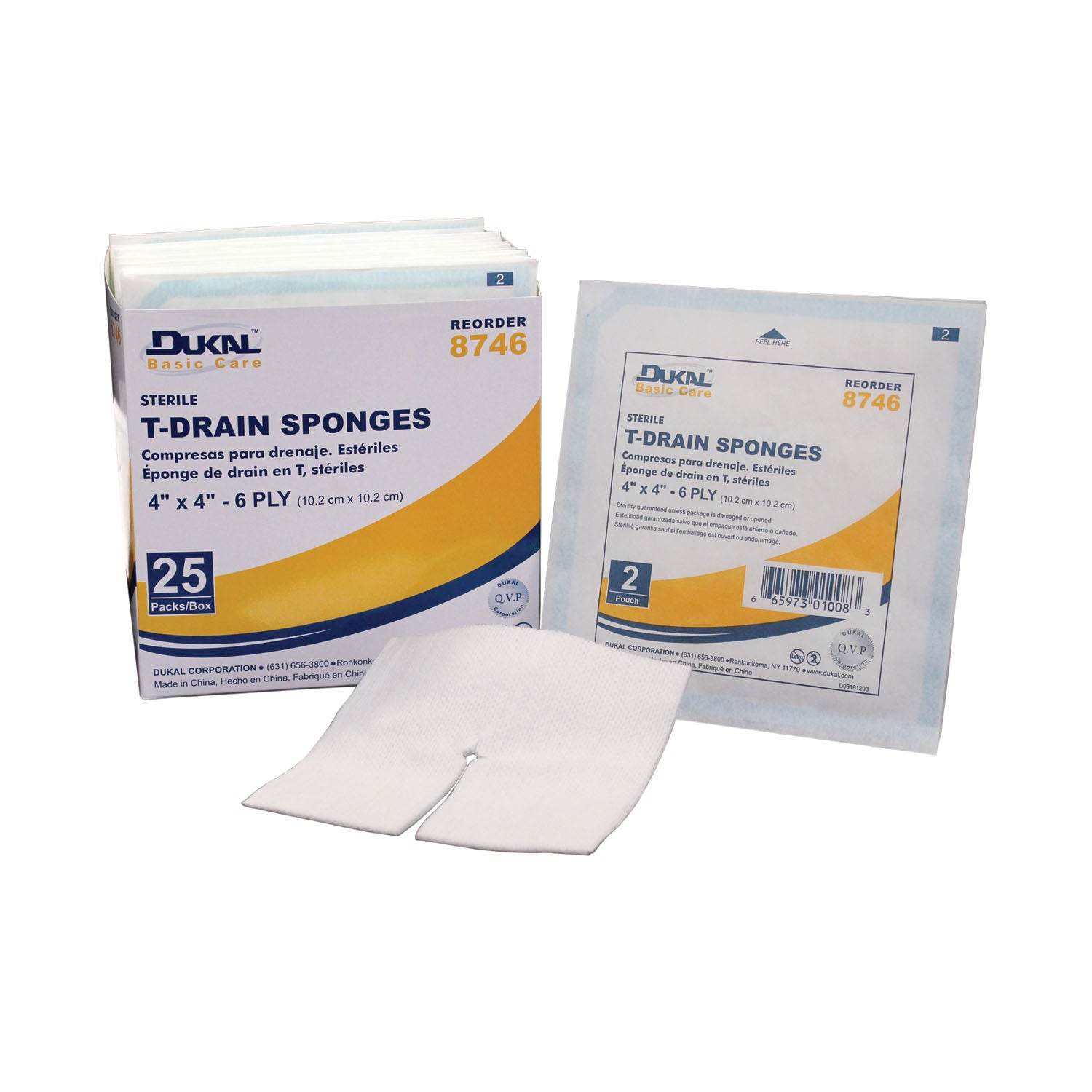 DUKAL IV & T-DRAIN SPONGES