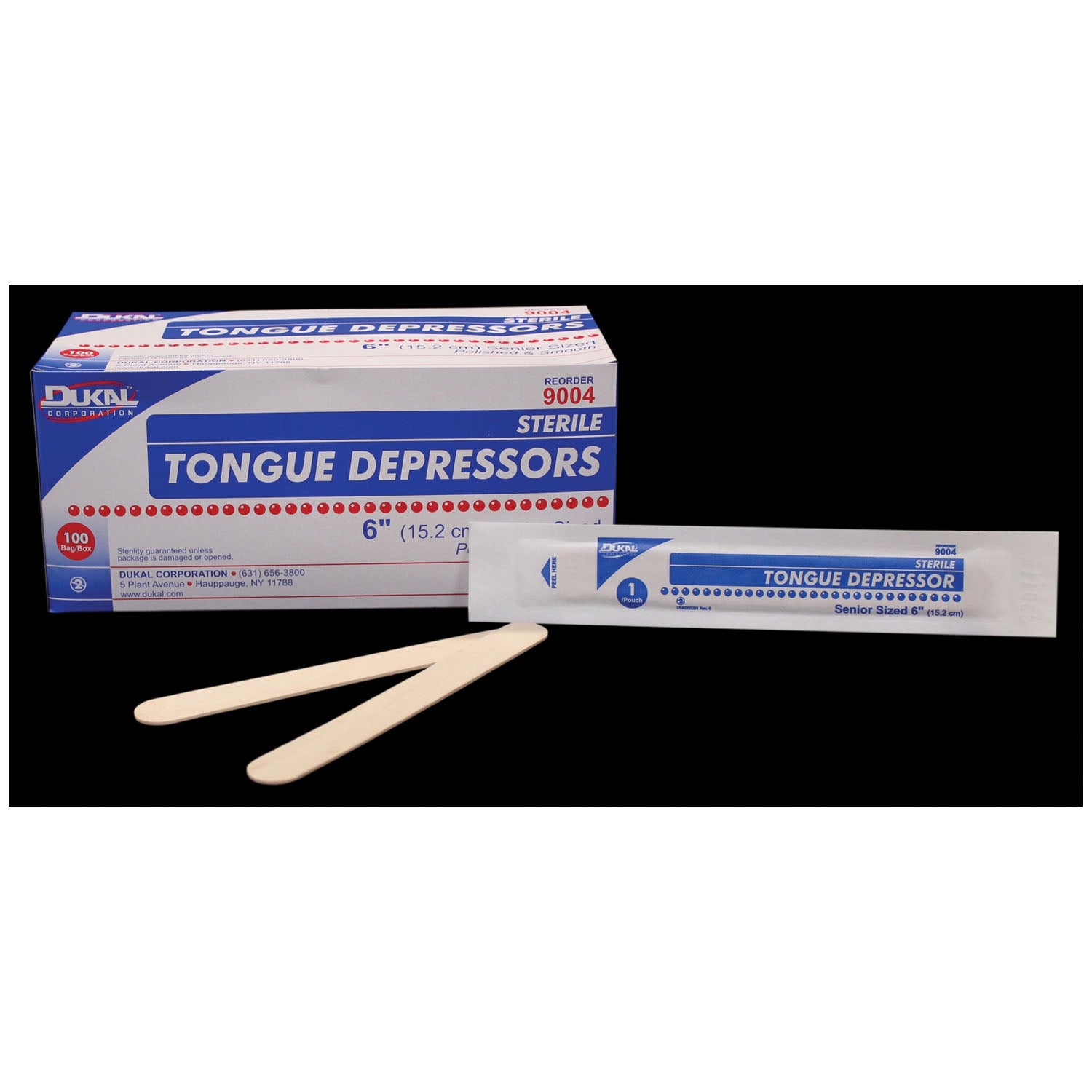 DUKAL TONGUE DEPRESSORS