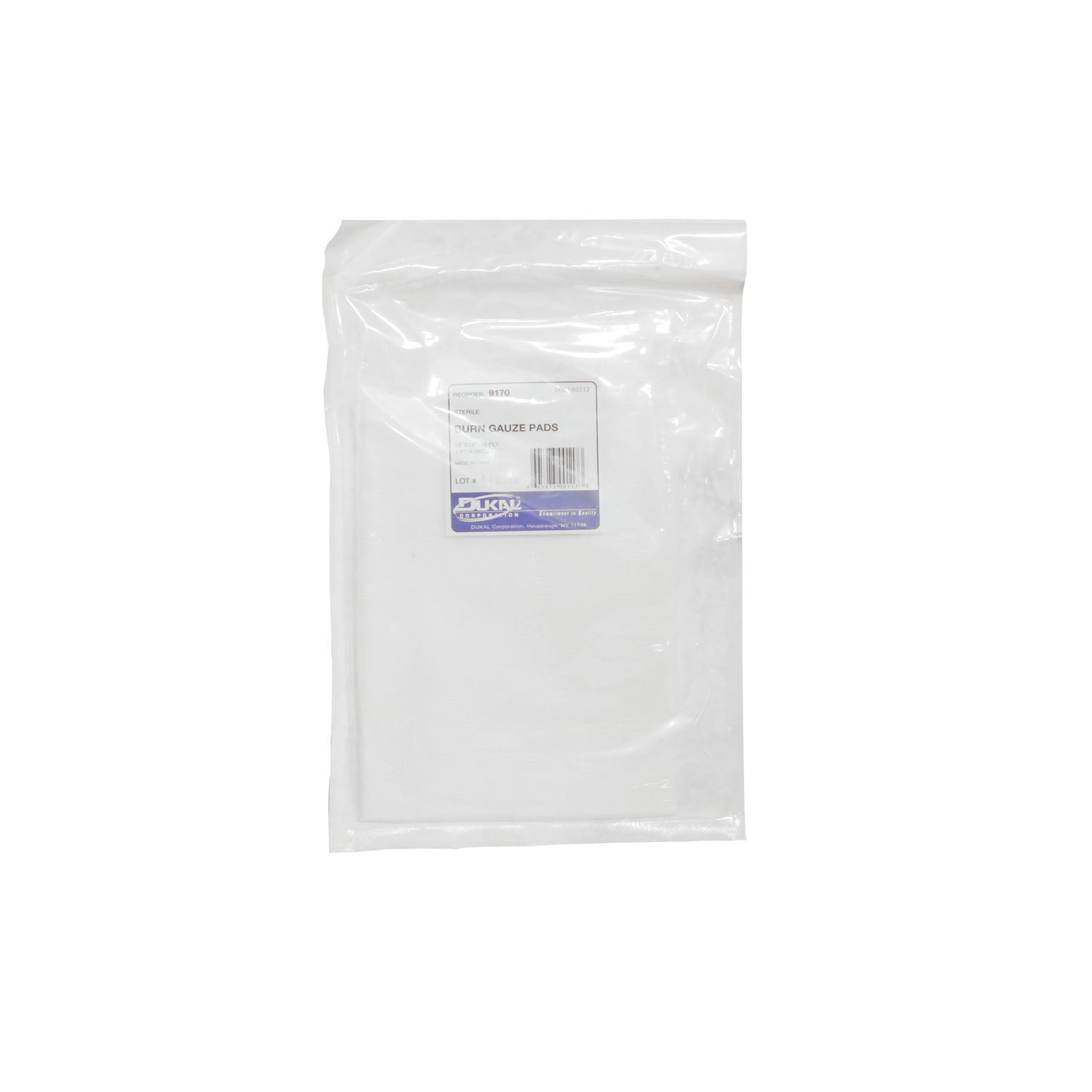 DUKAL STERILE BURN GAUZE PADS