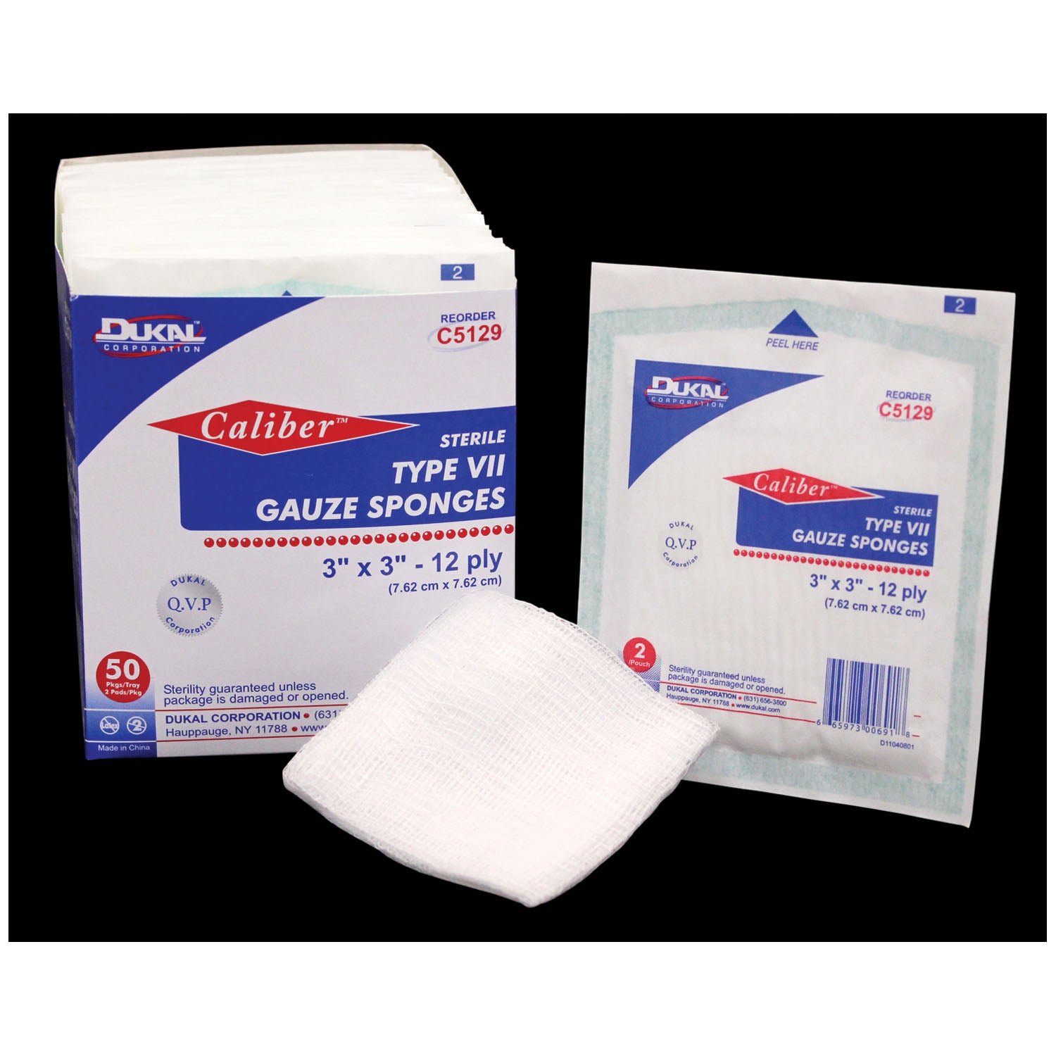 DUKAL CALIBER™ GAUZE SPONGES