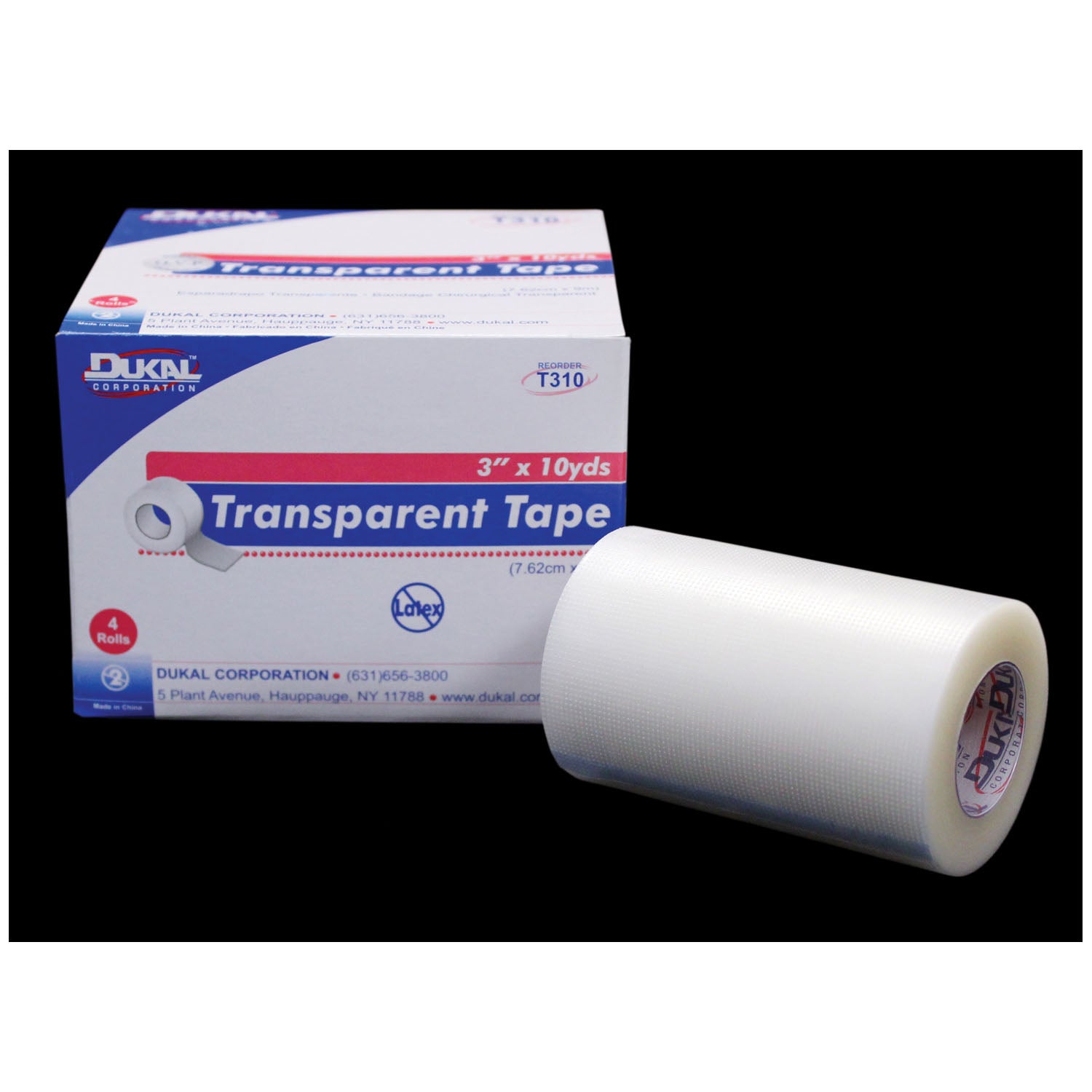DUKAL SURGICAL TAPE - TRANSPARENT