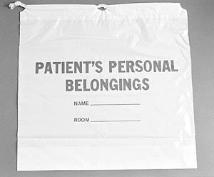 ADI PATIENT PERSONAL BELONGINGS BAGS