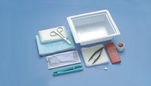 BUSSE DRESSING CHANGE TRAY WITH INSTRUMENTS