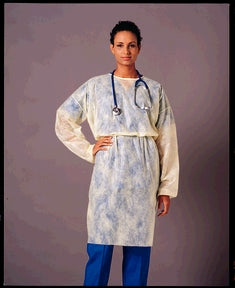 ISOLATION GOWNS, Yellow, Non-Sterile, 50/cs (80 cs/plt)