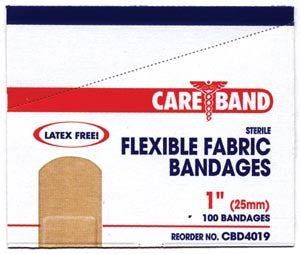 ASO CAREBAND™ FABRIC ADHESIVE STRIP BANDAGES