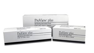 CERTOL PROVIEW® PLUS SELF SEAL STERILIZATION POUCHES