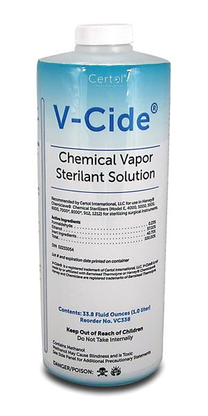 CERTOL V-CIDE™ CHEMICAL VAPOR STERILANT SOLUTION