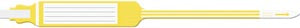 MEDICAL ID SOLUTIONS SELF ADHESION INSERT WRISTBANDS - TRI-LAMINATE