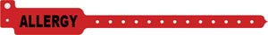 MEDICAL ID SOLUTIONS TRI-LAMINATE ALERT WRISTBANDS