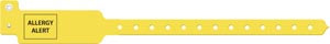 MEDICAL ID SOLUTIONS TRI-LAMINATE ALERT WRISTBANDS