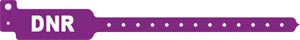 MEDICAL ID SOLUTIONS TRI-LAMINATE ALERT WRISTBANDS