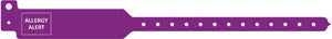 MEDICAL ID SOLUTIONS TRI-LAMINATE ALERT WRISTBANDS
