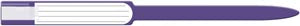 MEDICAL ID SOLUTIONS 12" SELF ADHESION INSERT WRISTBANDS - SOFT VINYL