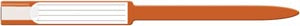 MEDICAL ID SOLUTIONS 12" SELF ADHESION INSERT WRISTBANDS - SOFT VINYL
