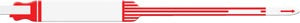 MEDICAL ID SOLUTIONS 12" TRI-LAMINATE WRISTBAND - IMPRINTER